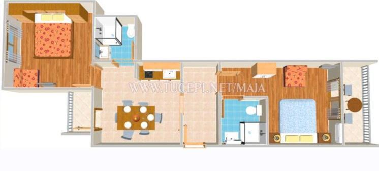 Apartments Maja Tučepi Exteriér fotografie
